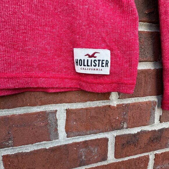 Hollister Thermal Pullover Mens Large Red - Picture 5 of 10